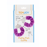 ToyJoy Furry Fun Wrist Cuffs Purple - Adult Planet - Online Sex Toys Shop UK